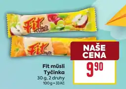 Billa Fit müsli Tyčinka nabídka