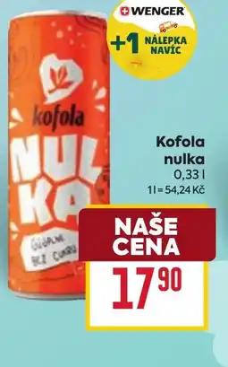 Billa Kofola nulka nabídka