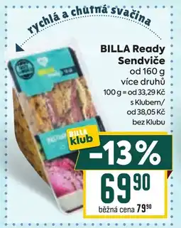 Billa BILLA Ready Sendviče nabídka