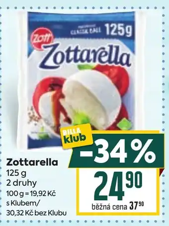 Billa Zott Zottarella nabídka