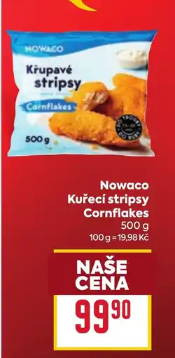 Billa Nowaco Kuřecí stripsy Cornflakes nabídka