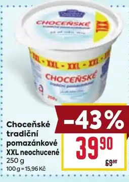 Billa Choceňské tradiční pomazánkové XXL neochucené nabídka
