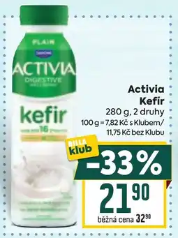 Billa Activia Kefír nabídka