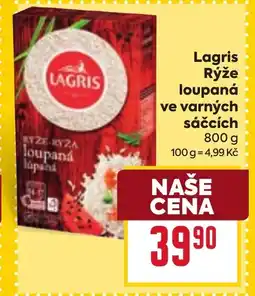 Billa Lagris Rýže loupaná ve varných sáčcích nabídka