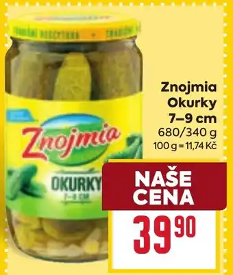 Billa Znojmia Okurky 7-9 cm nabídka