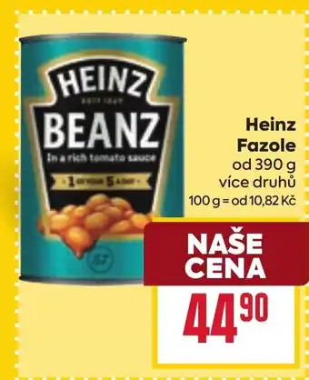 Billa Heinz Fazole nabídka