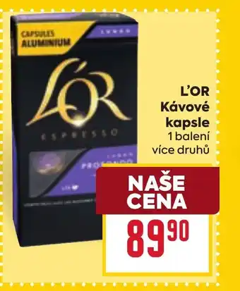 Billa L'OR Kávové kapsle nabídka