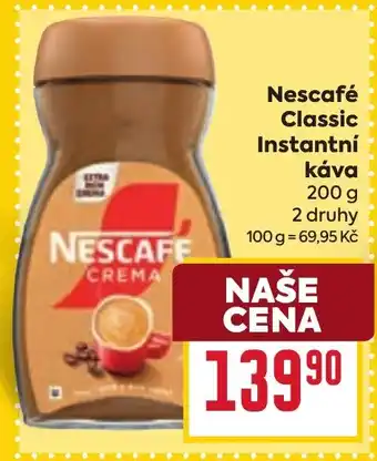 Billa Nescafé Classic Instantní Κάva nabídka