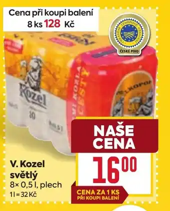 Billa V. Kozel světlý nabídka