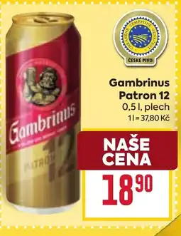 Billa Gambrinus Patron 12 nabídka