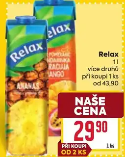 Billa Relax nabídka
