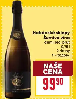 Billa Habánské sklepy Šumivá vína nabídka