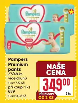 Billa Pampers Premium pants nabídka