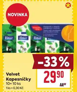 Billa Velvet Kapesníčky nabídka