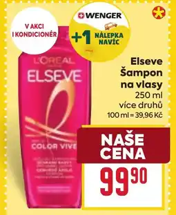Billa Elseve Šampon na vlasy nabídka