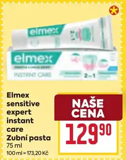 Billa Elmex sensitive expert instant care Zubní pasta nabídka
