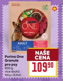 Billa Purina One Granule pro psy nabídka