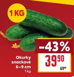 Billa Okurky snackové 6-9 cm nabídka