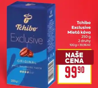 Billa Tchibo Exclusive Mletá káva nabídka