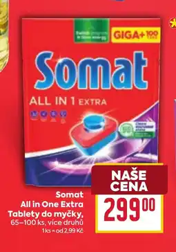 Billa Somat All in One Extra Tablety do myčky nabídka
