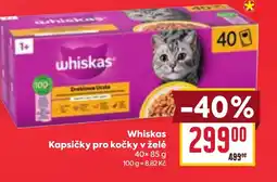 Billa Whiskas Kapsičky pro kočky v želé nabídka