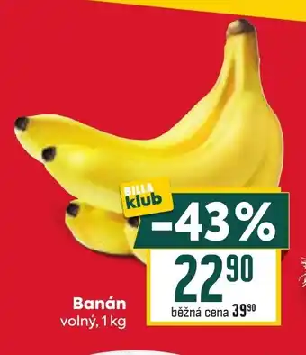 Billa Banán nabídka