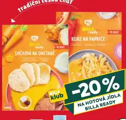 Billa Na hotová jídla Billa ready nabídka