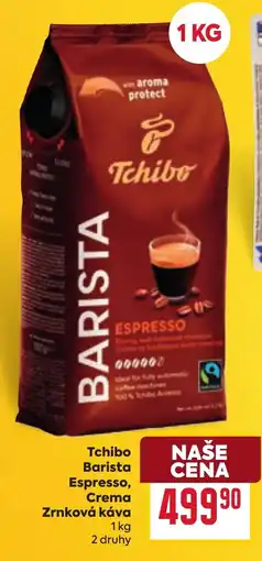 Billa Tchibo Barista Espresso, Crema Zrnková káva nabídka