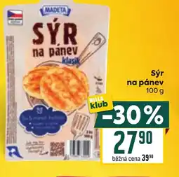 Billa Madeta Sýr na pánev nabídka