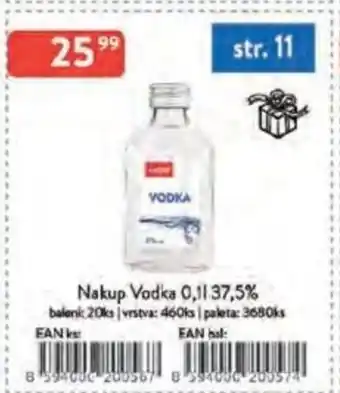 Qanto Nakup Vodka 37,5% nabídka