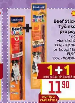 Billa Beef Tyčinko Stick pro psy nabídka