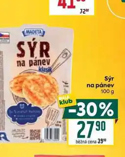 Billa Sýr na pánev nabídka
