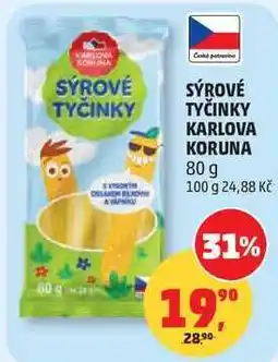 Penny Market SÝROVÉ TYČINKY KARLOVA KORUNA nabídka