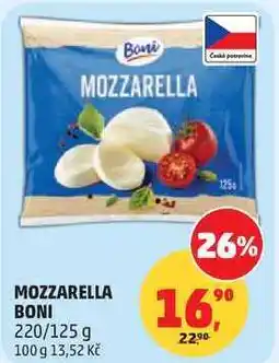 Penny Market MOZZARELLA BONI, 220/125 g nabídka