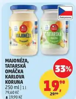 Penny Market TATARSKÁ OMÁČKA KARLOVA KORUNA nabídka