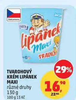 Penny Market TVAROHOVÝ KRÉM LIPÁNEK MAXI různé druhy nabídka