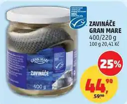 Penny Market ZAVINÁČE GRAN MARE, 400/220 g nabídka
