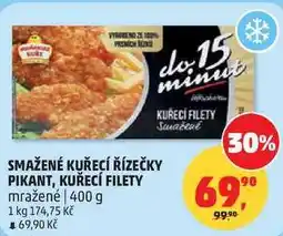 Penny Market SMAŽENÉ KUŘECÍ ŘÍZEČKY PIKANT, KUŘECÍ FILETY mražené nabídka