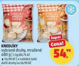 Penny Market KNEDLÍKY vybrané druhy, mražené nabídka