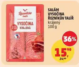Penny Market SALÁM VYSOČINA ŘEZNÍKŮV TALÍŘ krájený nabídka