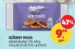 Penny Market SUŠENKY MILKA různé druhy nabídka
