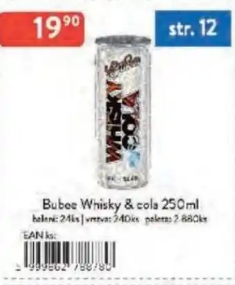 Qanto Bubee Whisky & cola nabídka