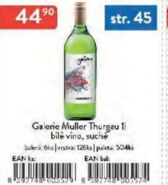 Qanto Galerie Muller Thurgau nabídka