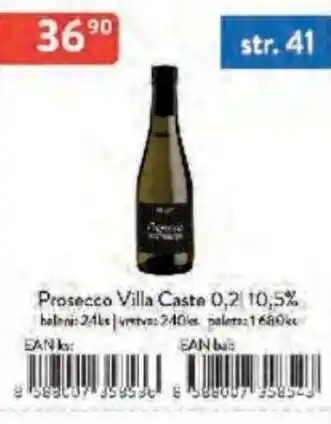 Qanto Prosecco Villa Caste 10.5% nabídka