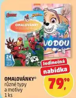 Penny Market OMALOVÁNKY různé typy a motivy, 1 ks nabídka
