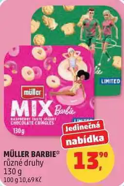 Penny Market MÜLLER BARBIE různé druhy nabídka