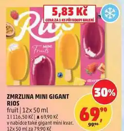 Penny Market ZMRZLINA MINI GIGANT RIOS fruit nabídka