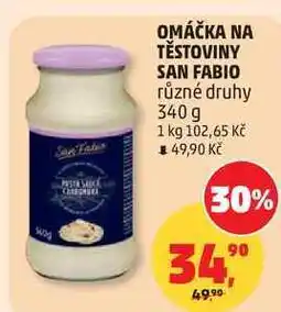 Penny Market OMÁČKA NA TĚSTOVINY SAN FABIO různé druhy nabídka