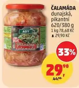 Penny Market ČALAMÁDA dunajská, pikantní, 620/380 g nabídka