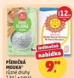 Penny Market PŠENIČNÁ MOUKA různé druhy nabídka